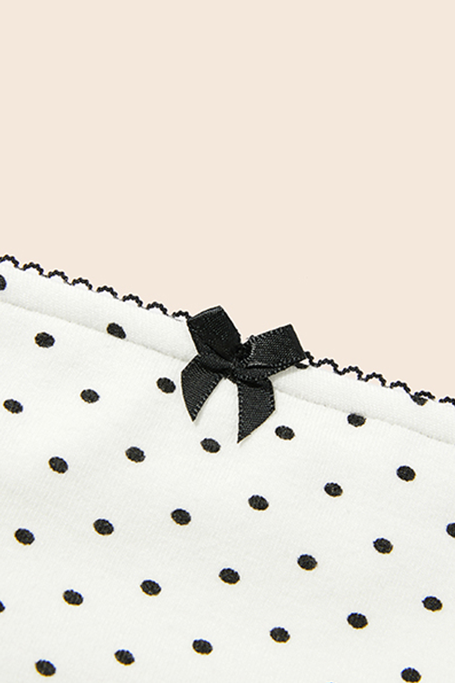 Polka Dot Bow Detail Cami|yescci-YESCCI.com