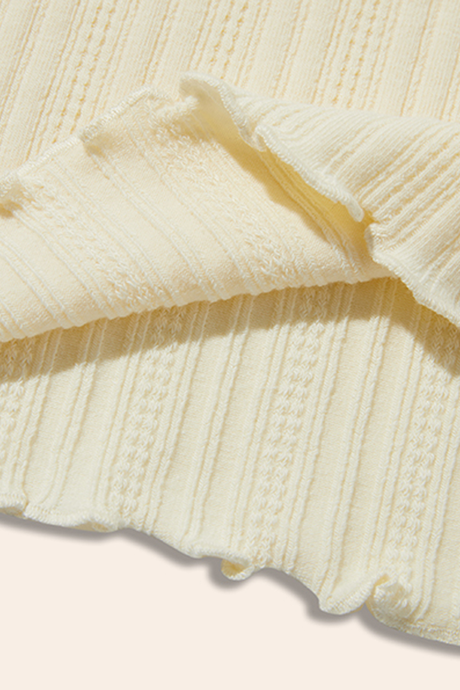 Textured Off-Shoulder Top|yescci-YESCCI.com