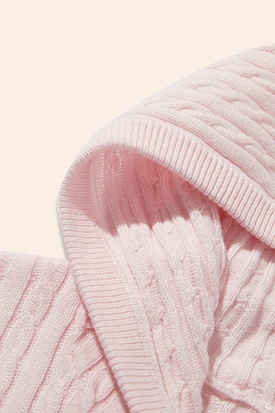 Textured Knit Hooded Jacket|yescci-YESCCI.com
