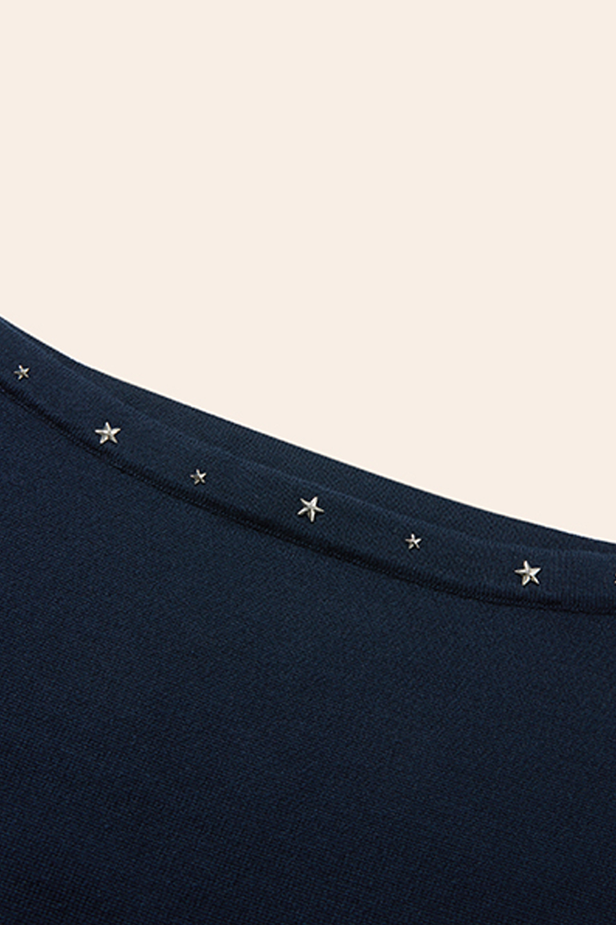 Star Embellished Knit Sweater|yescci-YESCCI.com