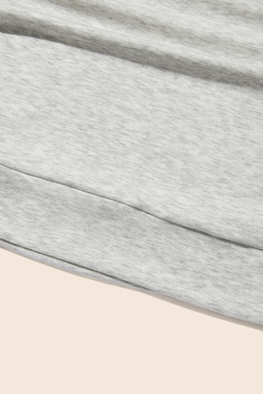 Lace Neckline Side Tie Knit Top|yescci-YESCCI.com