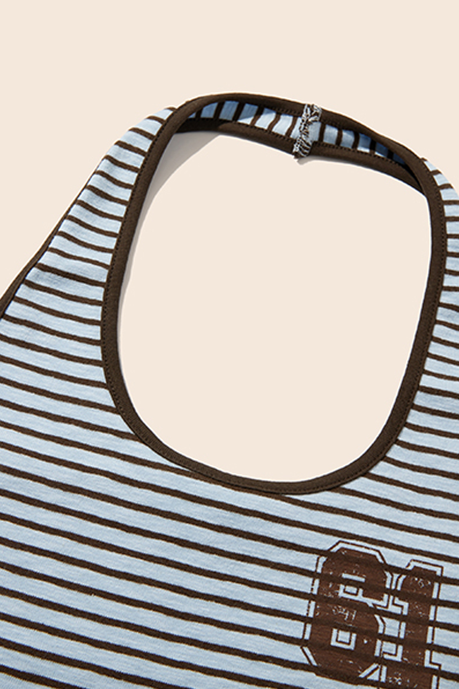 Striped Print Tank Top|yescci-YESCCI.com