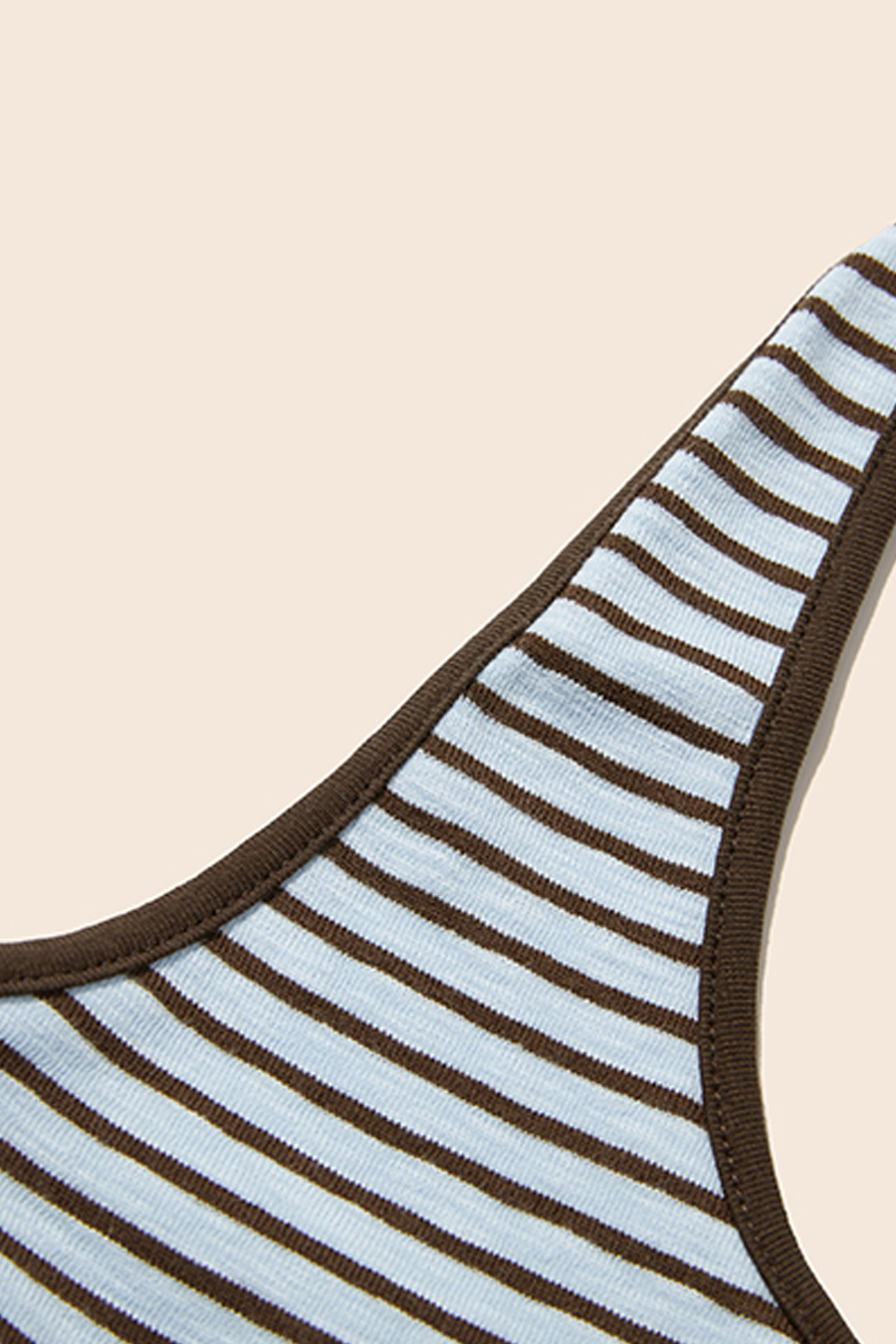 Striped Print Tank Top|yescci-YESCCI.com