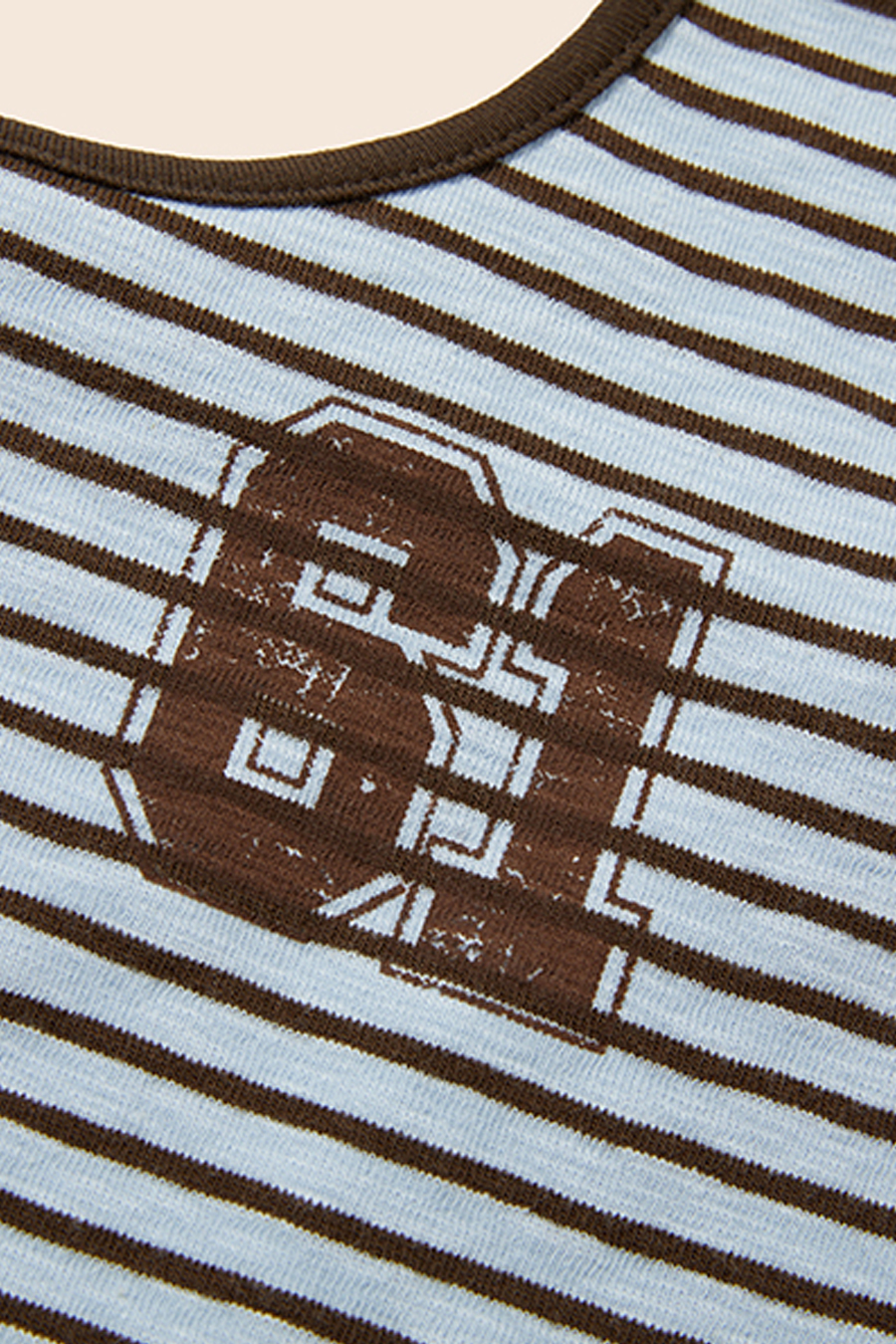 Striped Print Tank Top|yescci-YESCCI.com