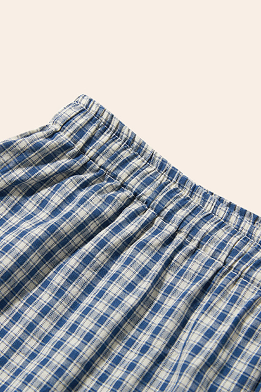 Plaid Button Shorts|yescci-YESCCI.com