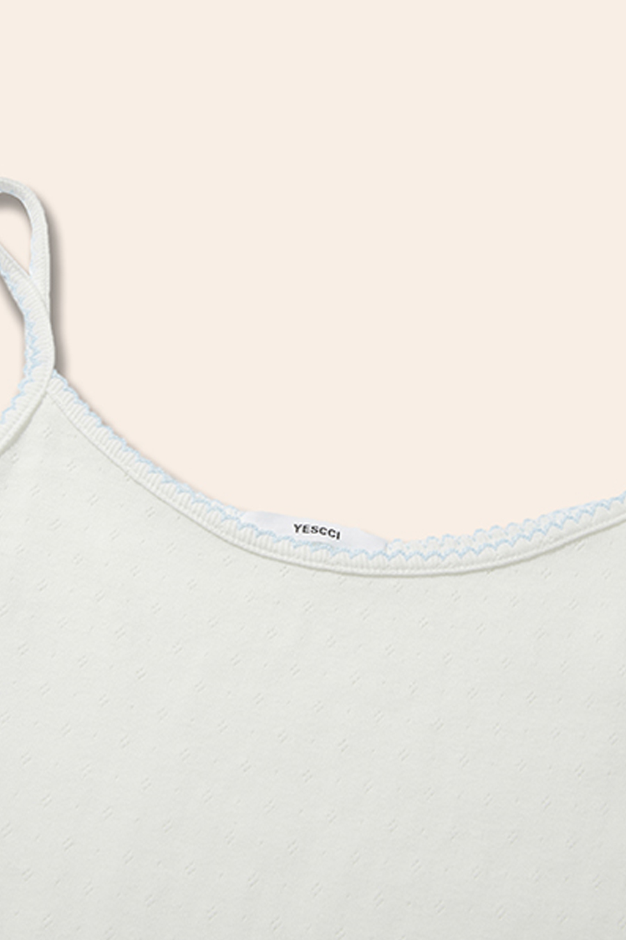 Floral Lace Trim Cami|yescci-YESCCI.com