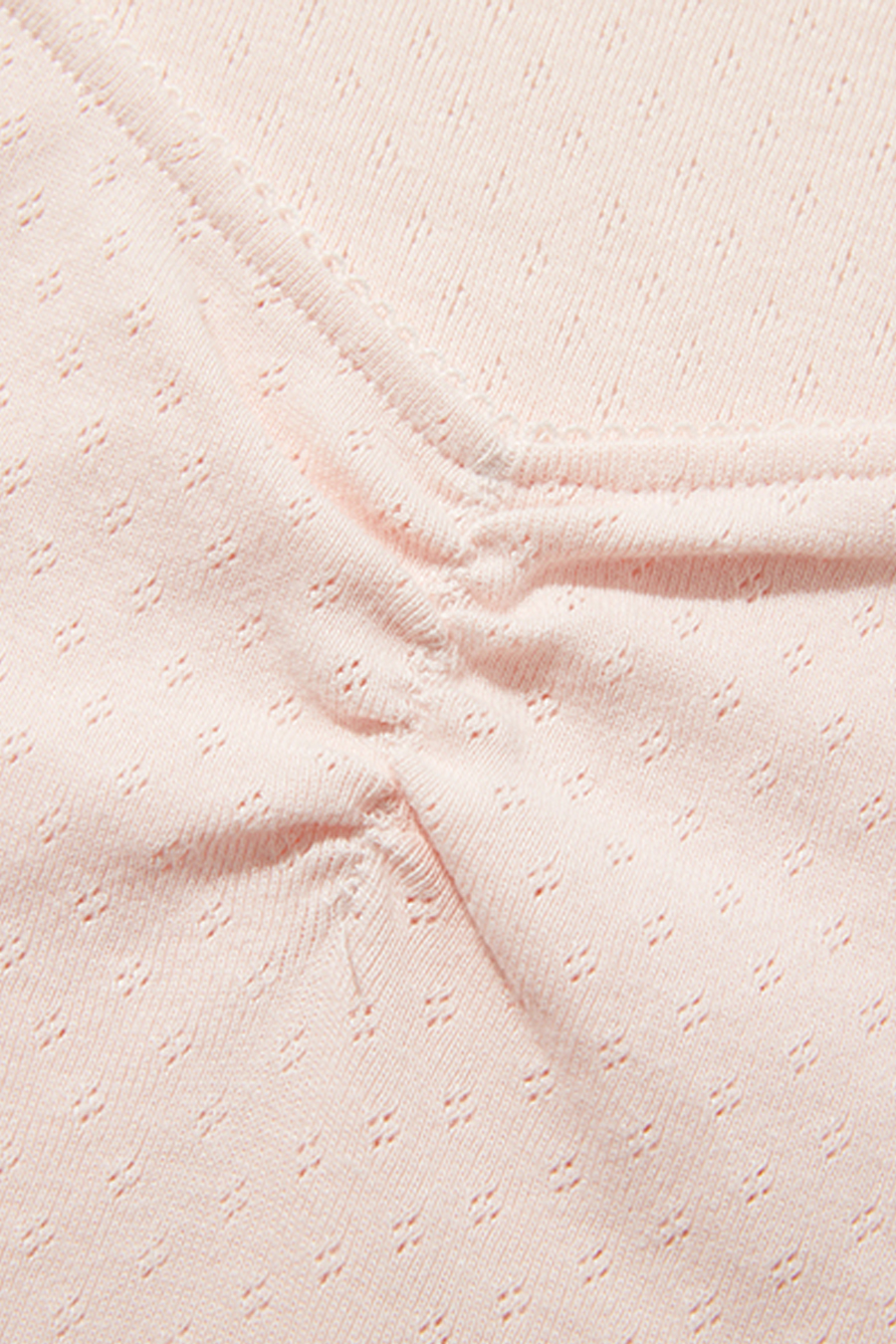 Square Neck Ruched Knit Tee|yescci-YESCCI.com