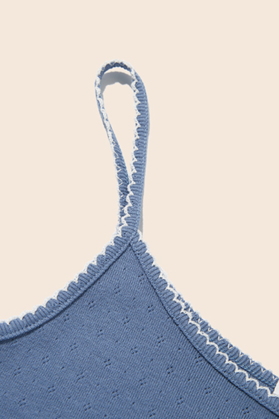 Floral Lace Trim Cami|yescci-YESCCI.com