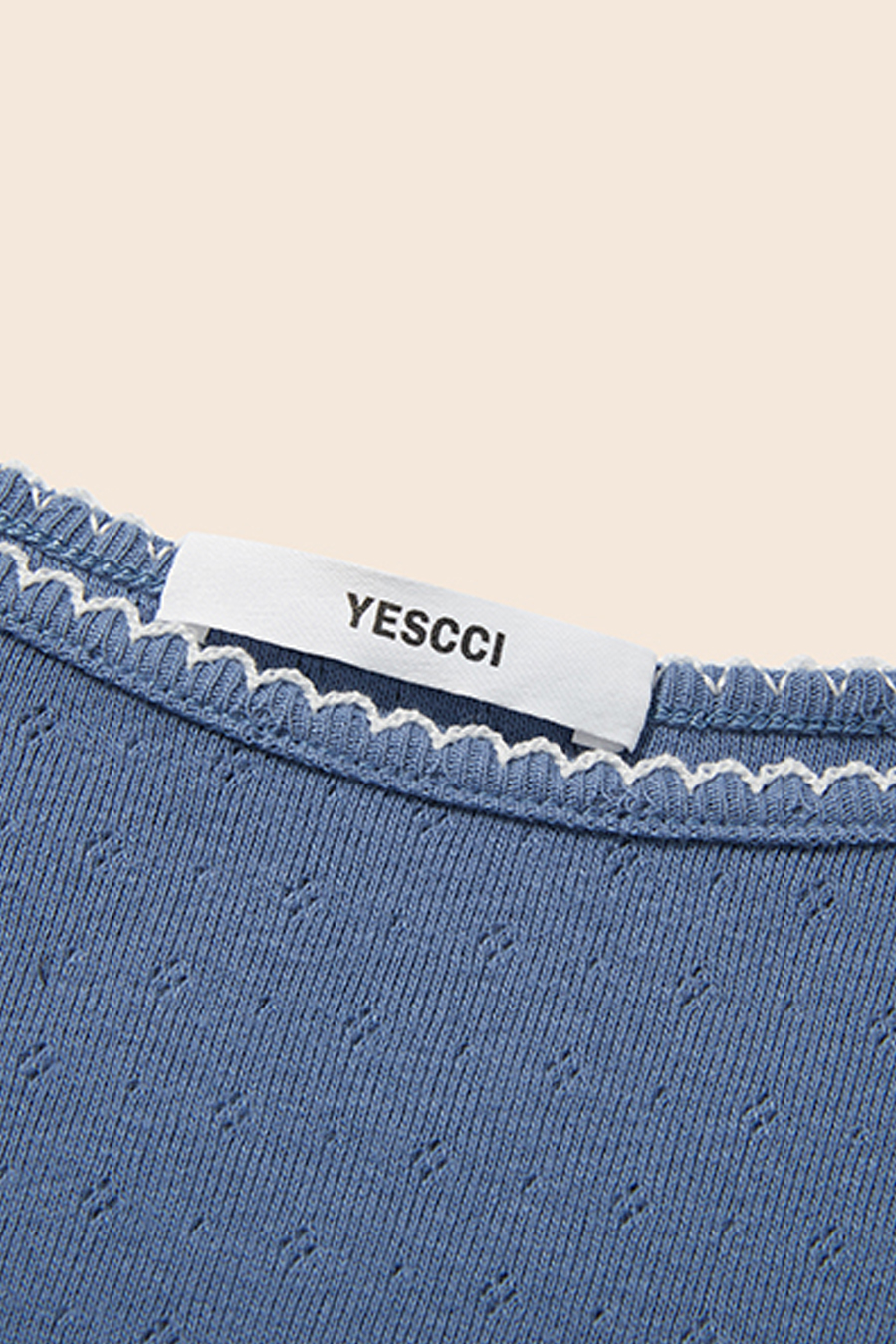 Floral Lace Trim Cami|yescci-YESCCI.com