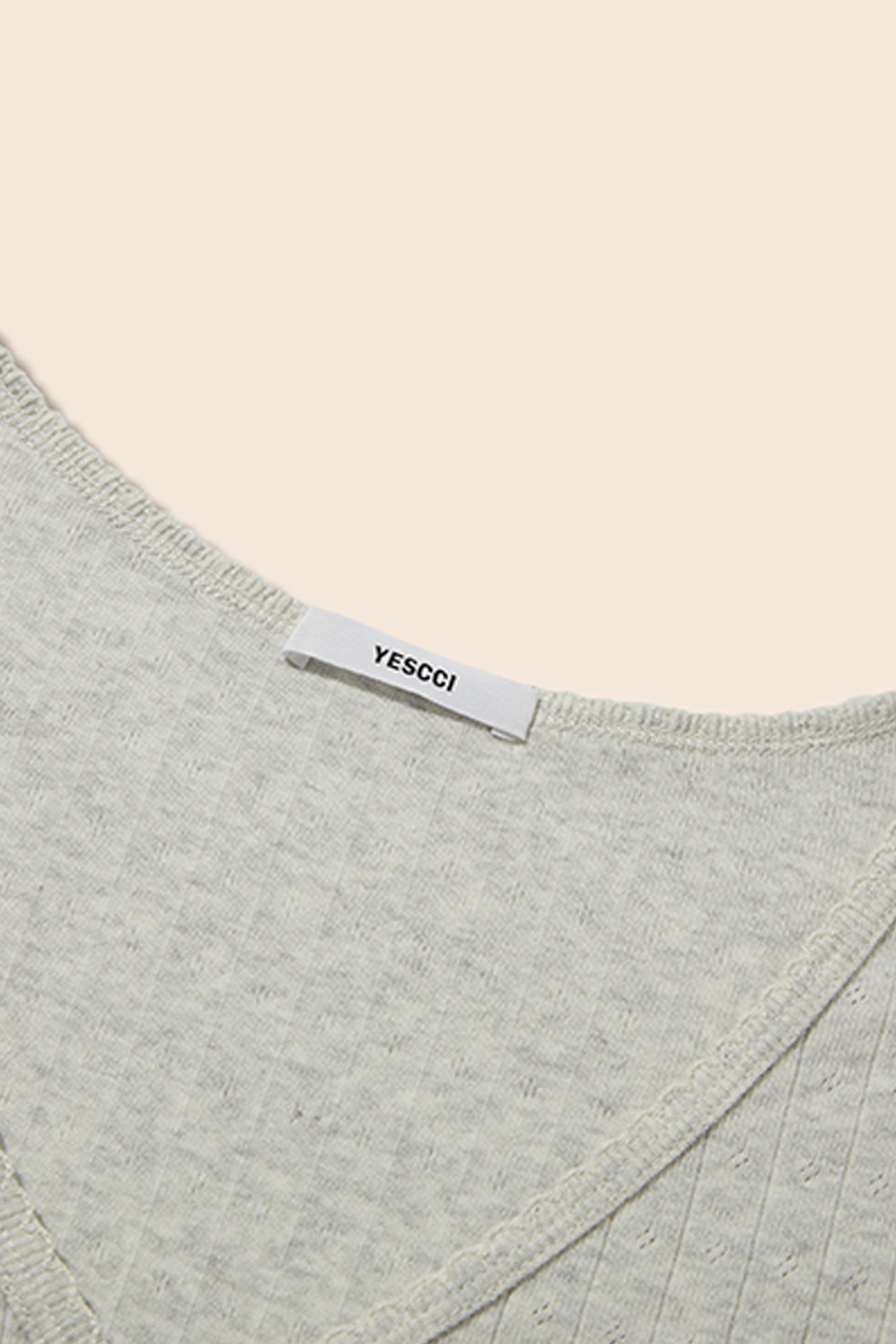 V-Neck Button Front Top|yescci-YESCCI.com