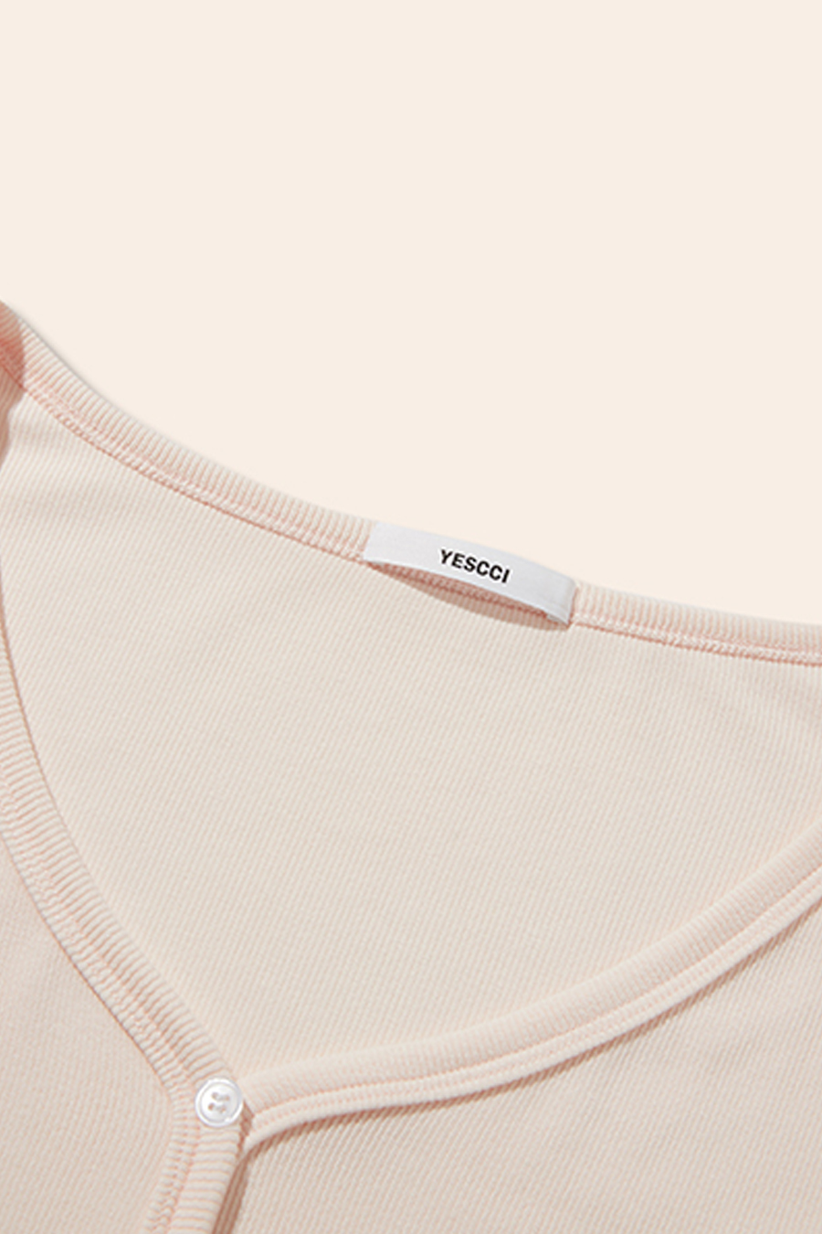 Lace Ribbon Button Front Top|yescci-YESCCI.com