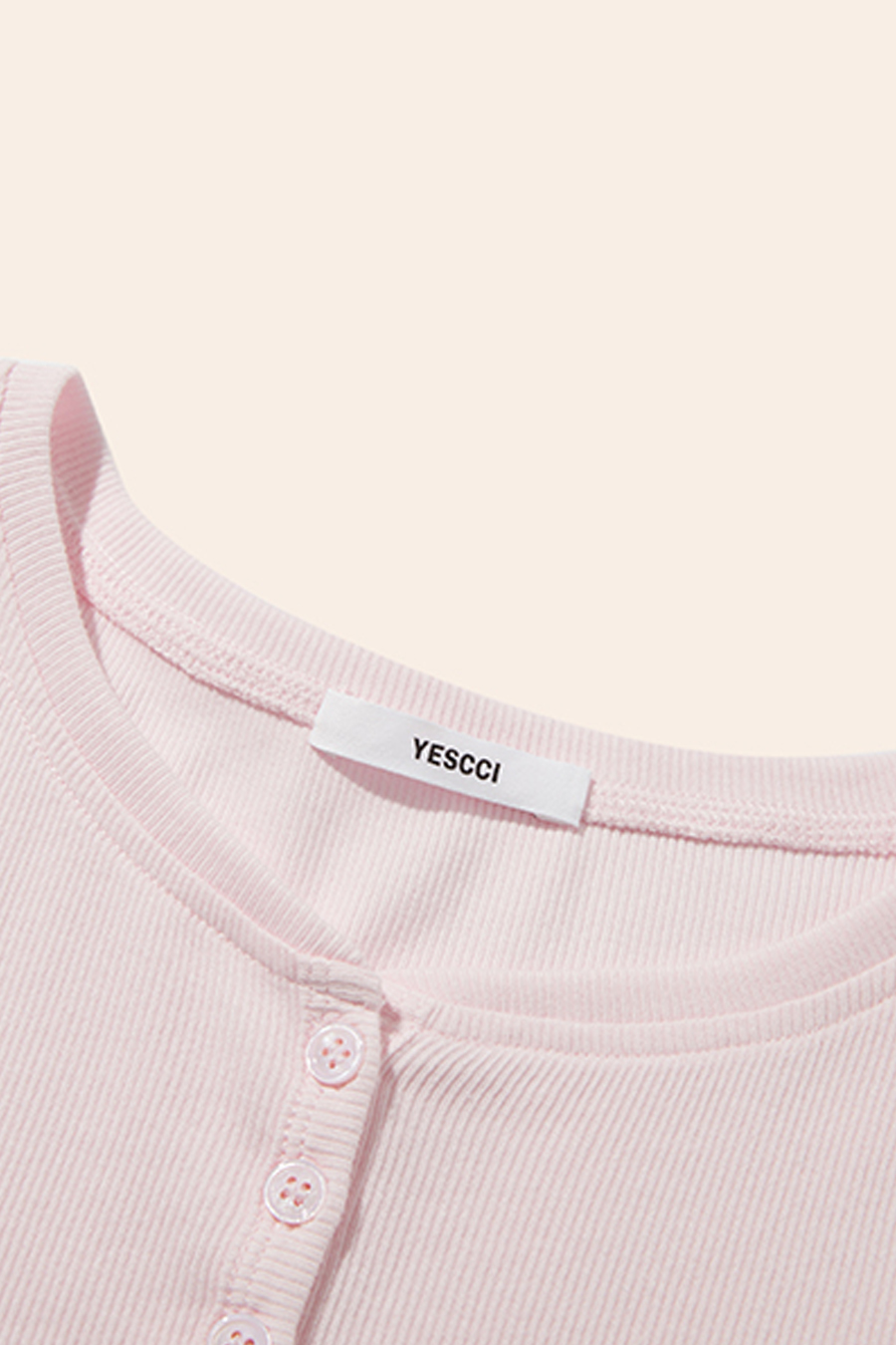 Half-Button Slim Fit Blouse|yescci-YESCCI.com