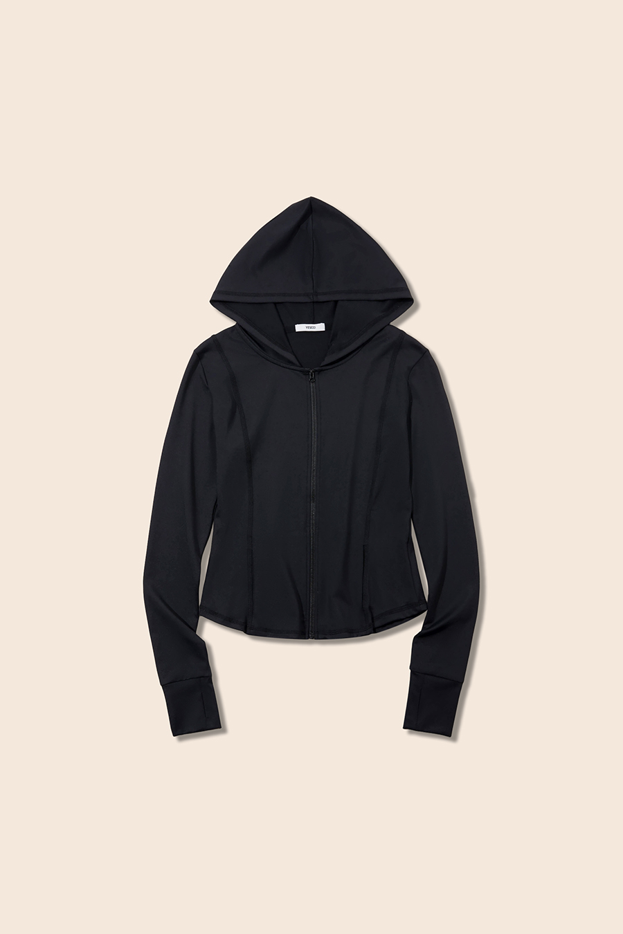 Slim Fit Long Sleeve Hoodie|yescci-YESCCI.com
