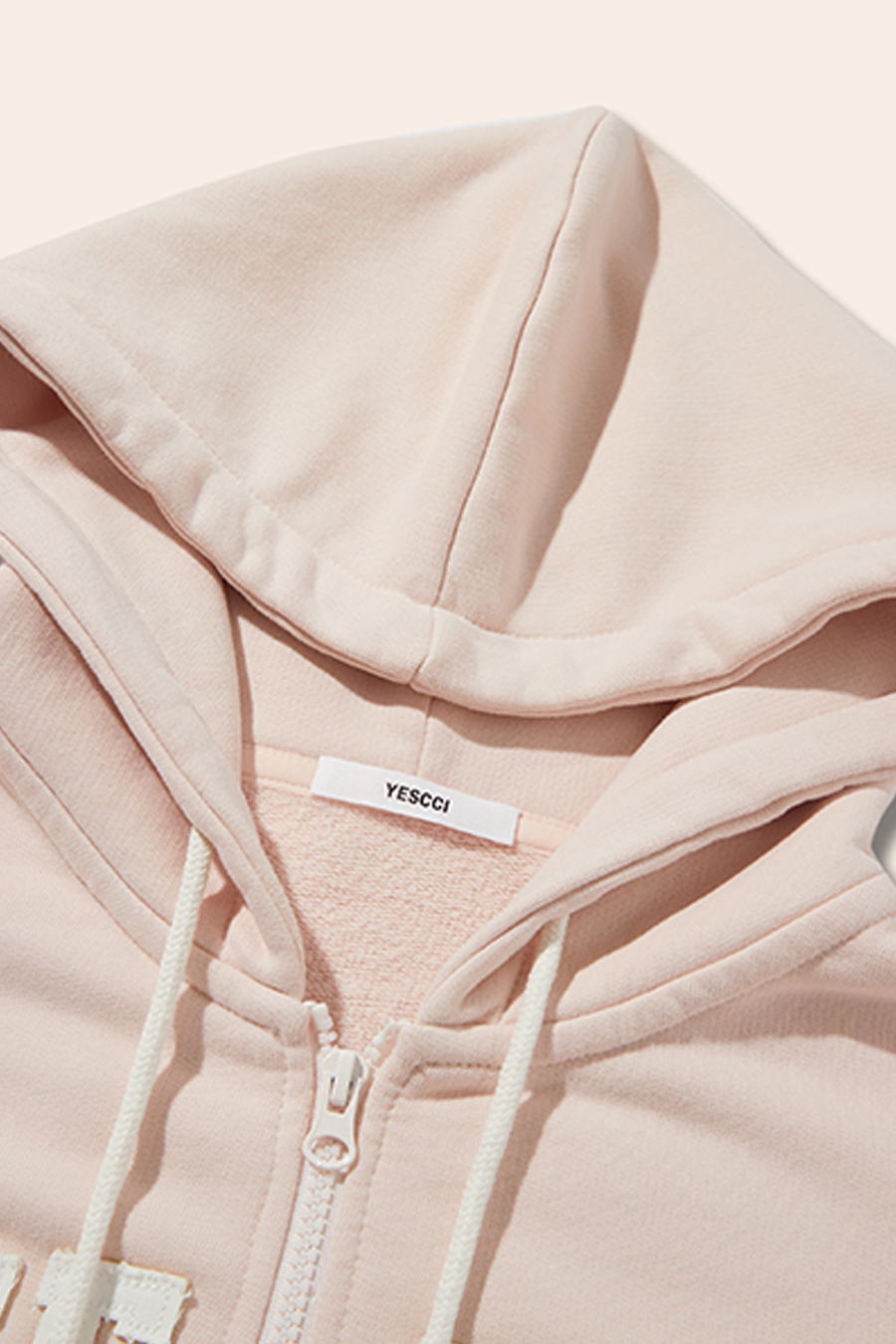 Varsity Style Zip-Up Hoodie|yescci-YESCCI.com