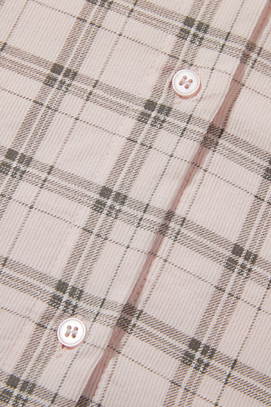 Oversized Plaid Button-Down Shirt|yescci-YESCCI.com