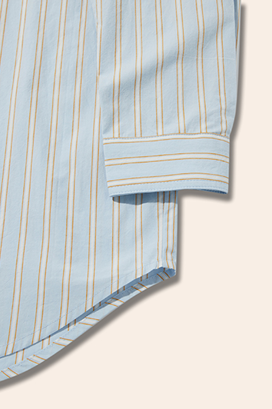 Blue Striped Shirt|yescci-YESCCI.com