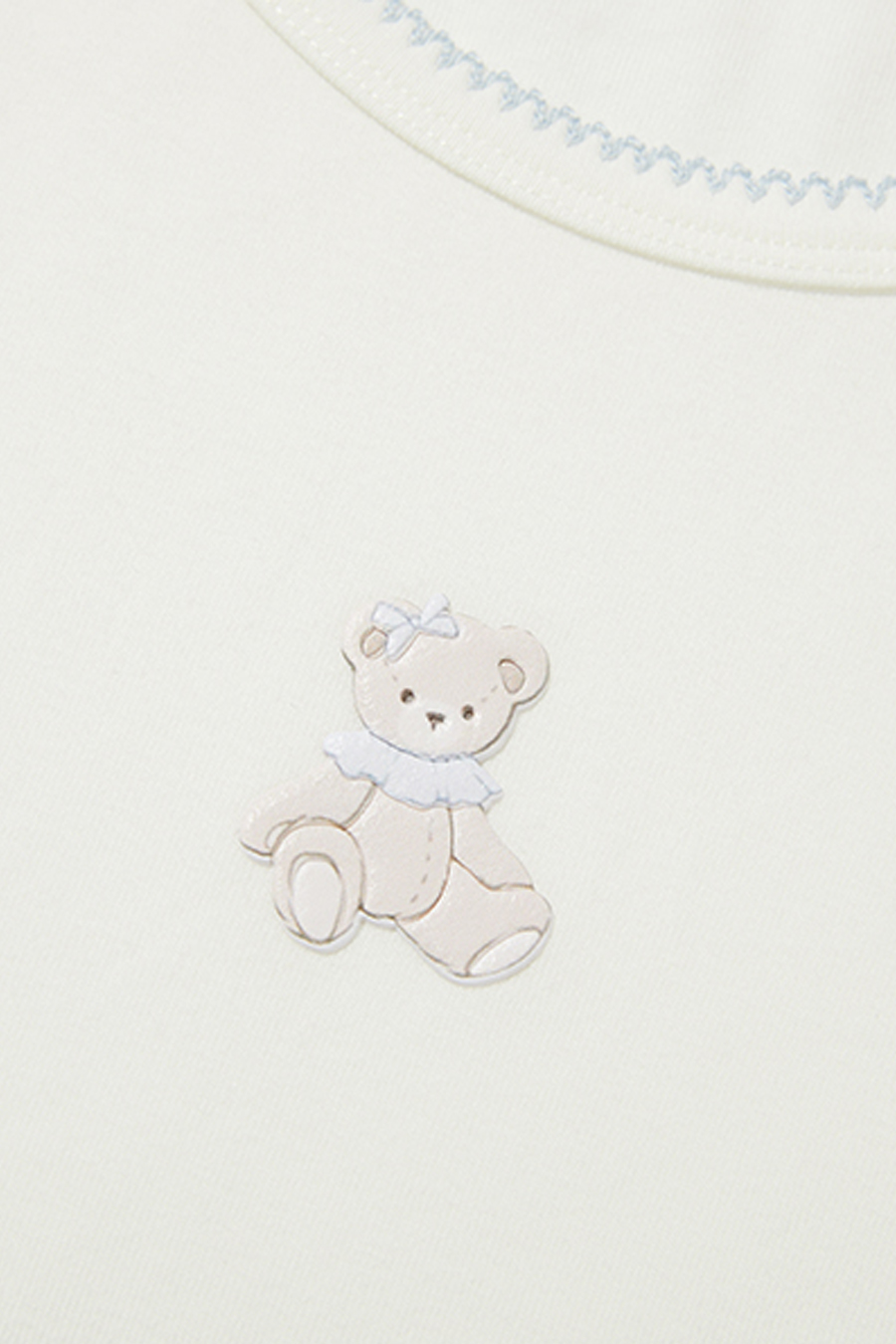 Slim-Fit Bear Print Shirt|yescci