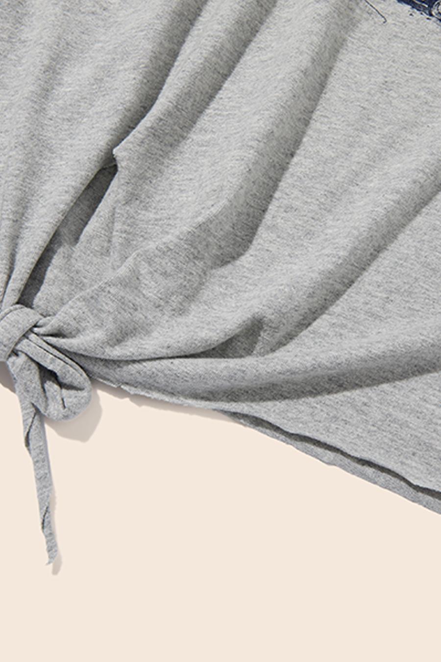 Vacation Print Asymmetrical Tee|yescci