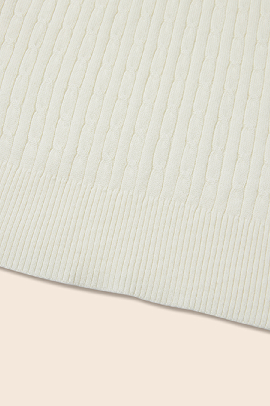 Henley Cable Knit Sweater|yescci-YESCCI.com