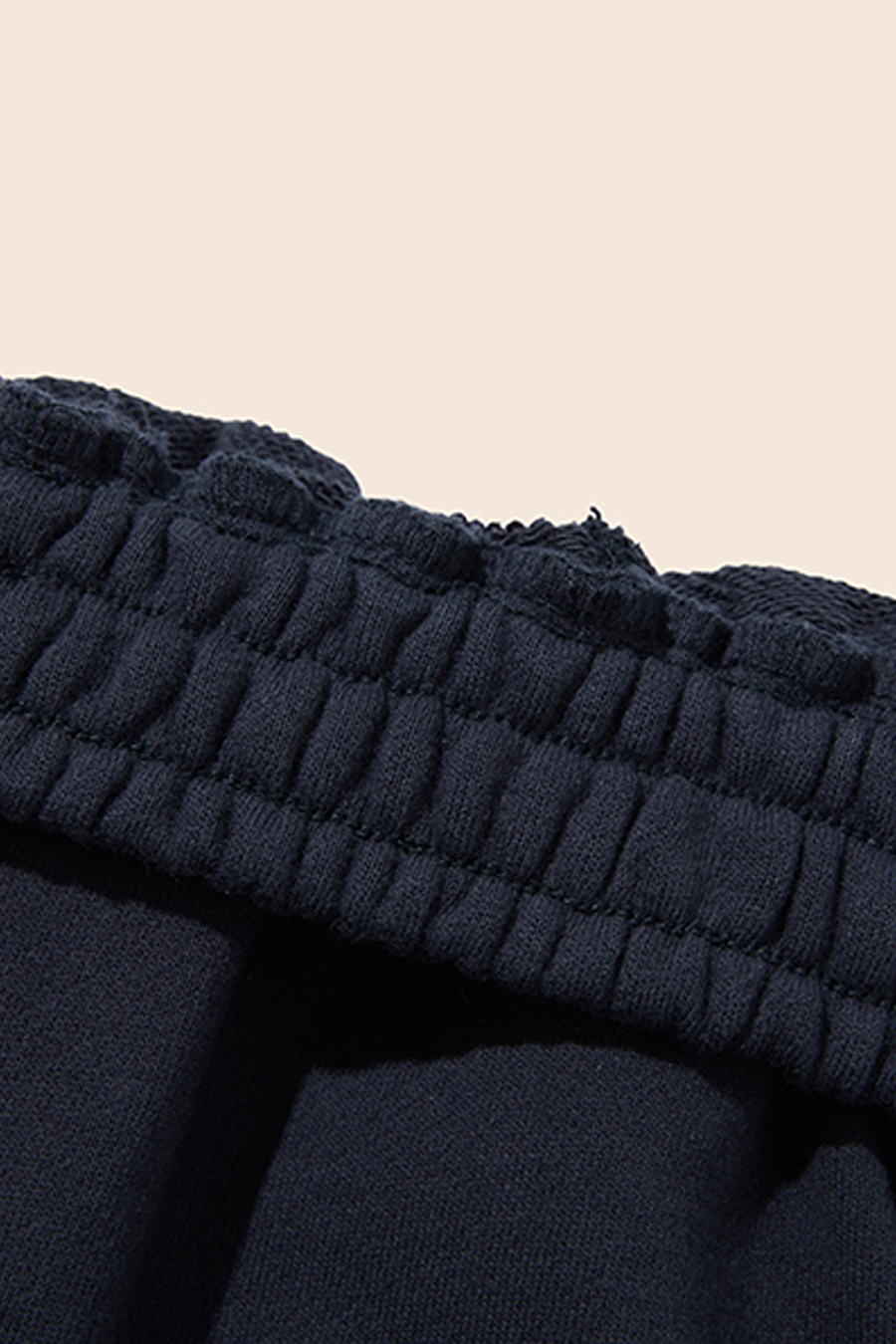 Ruffle Trim Printed Casual Pants|yescci-YESCCI.com