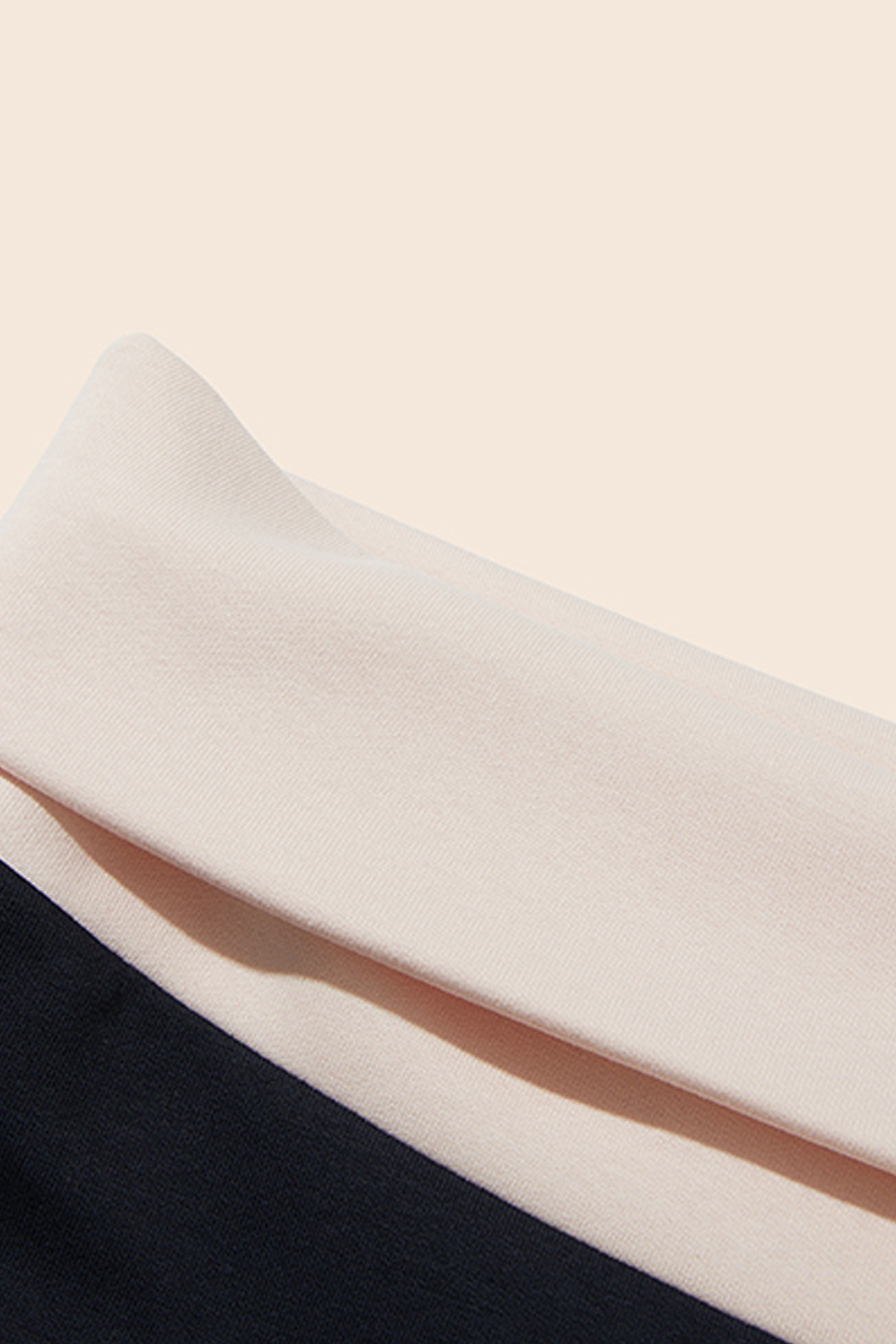 Contrast Waist Wide Leg Pants|yescci-YESCCI.com
