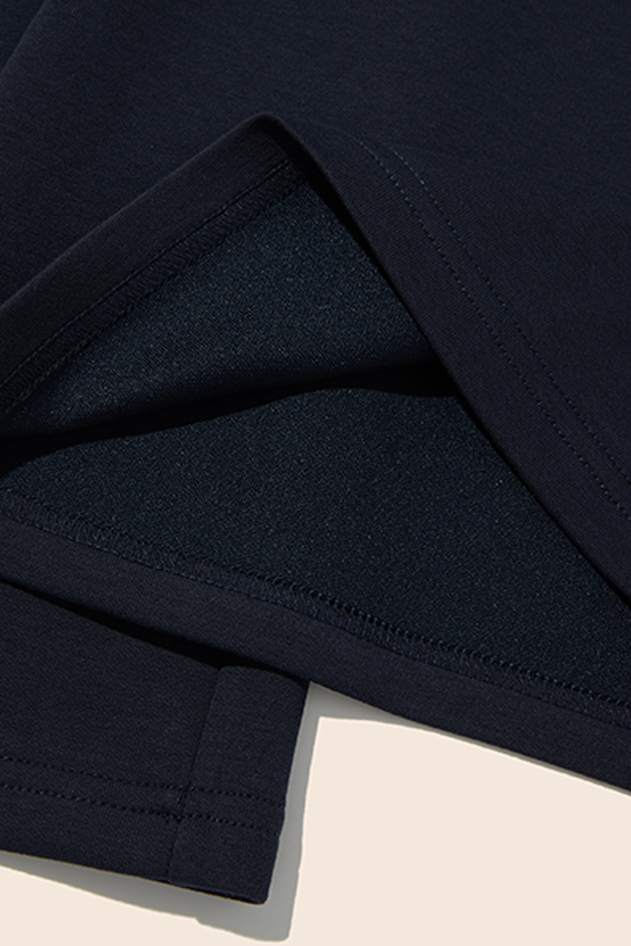 Contrast Waist Wide Leg Pants|yescci-YESCCI.com