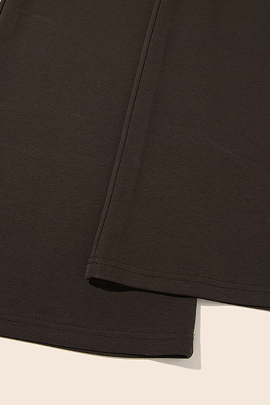 Contrast Waist Wide Leg Pants|yescci-YESCCI.com