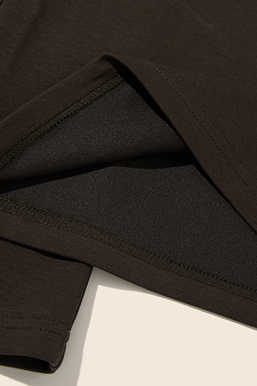 Contrast Waist Wide Leg Pants|yescci-YESCCI.com