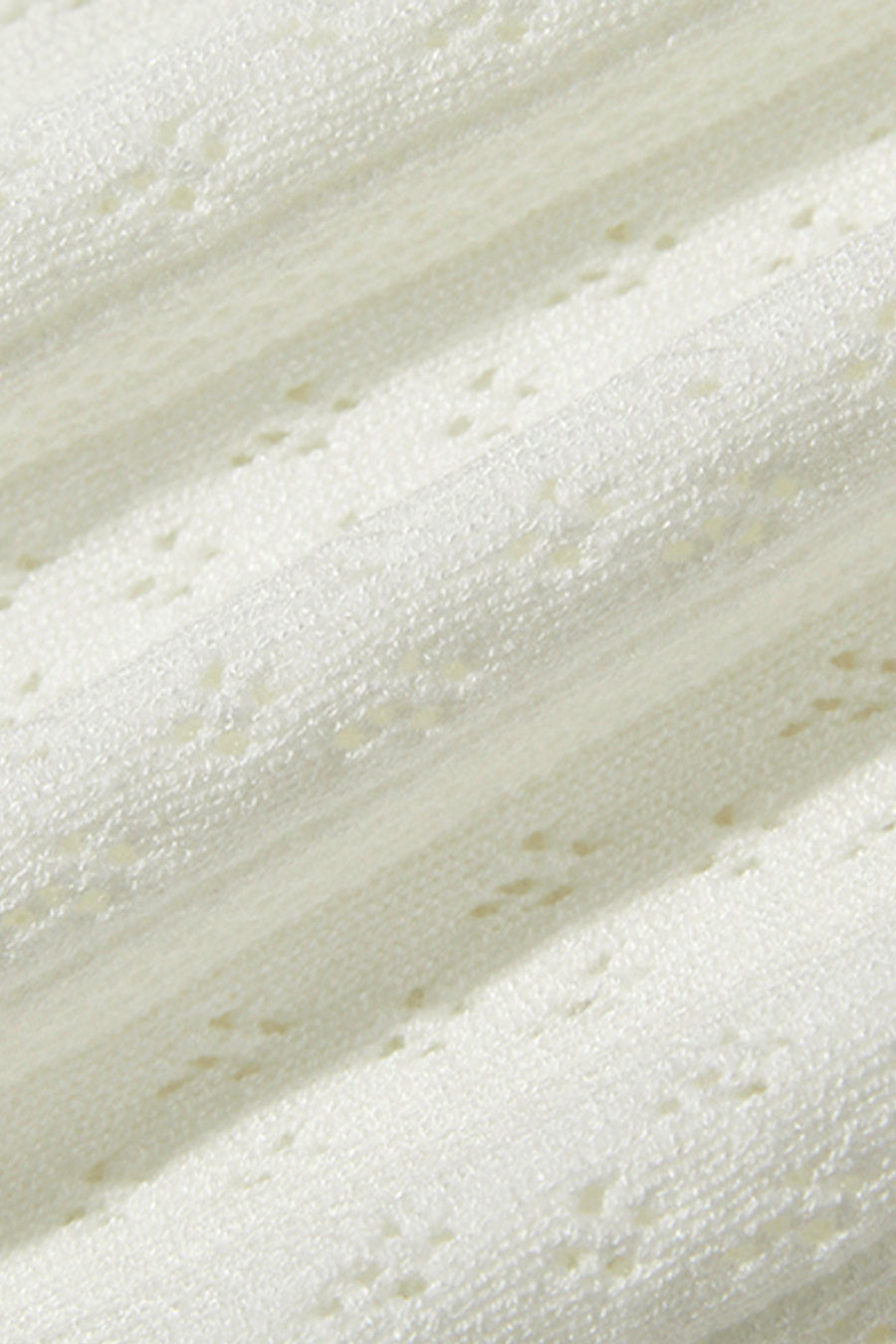 Scallop Trim Button Knit Top|yescci-YESCCI.com