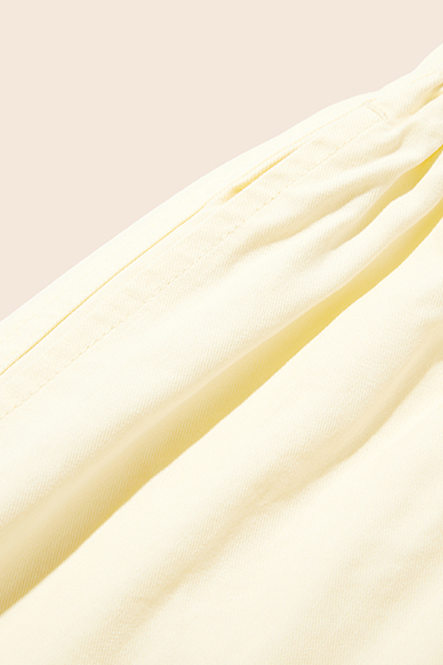 Yellow Casual Pants|yescci-YESCCI.com