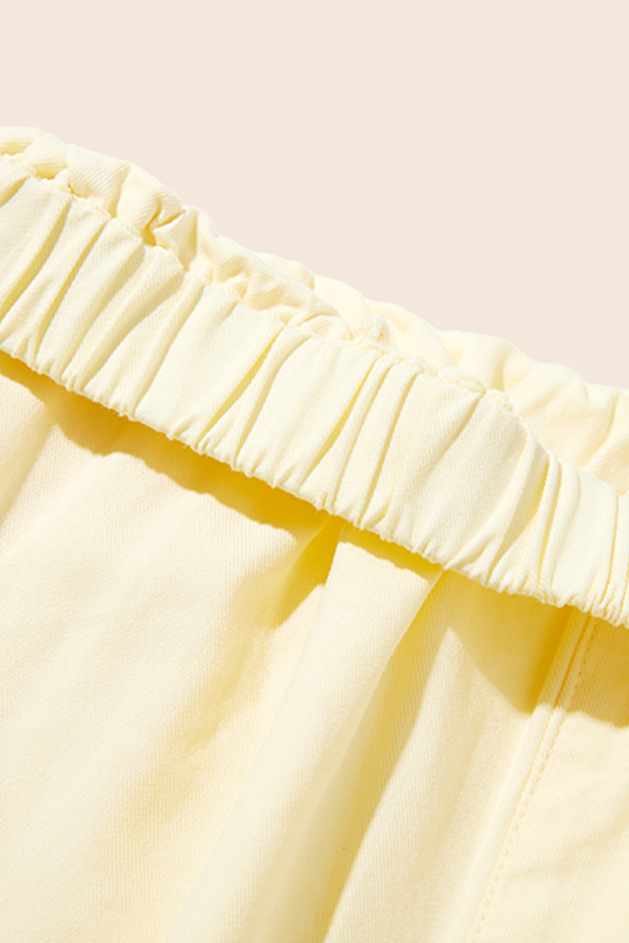 Yellow Casual Pants|yescci-YESCCI.com