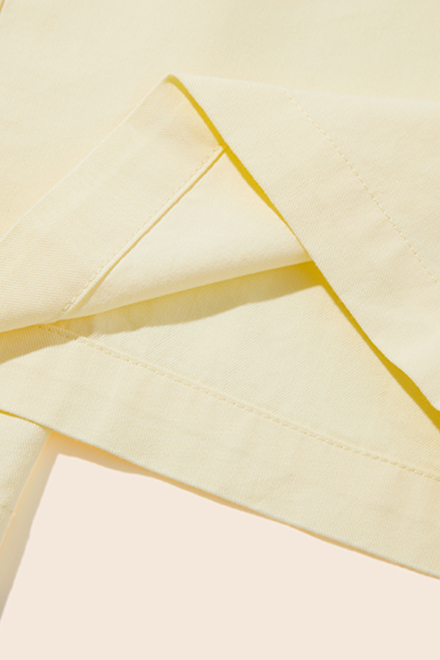 Yellow Casual Pants|yescci-YESCCI.com