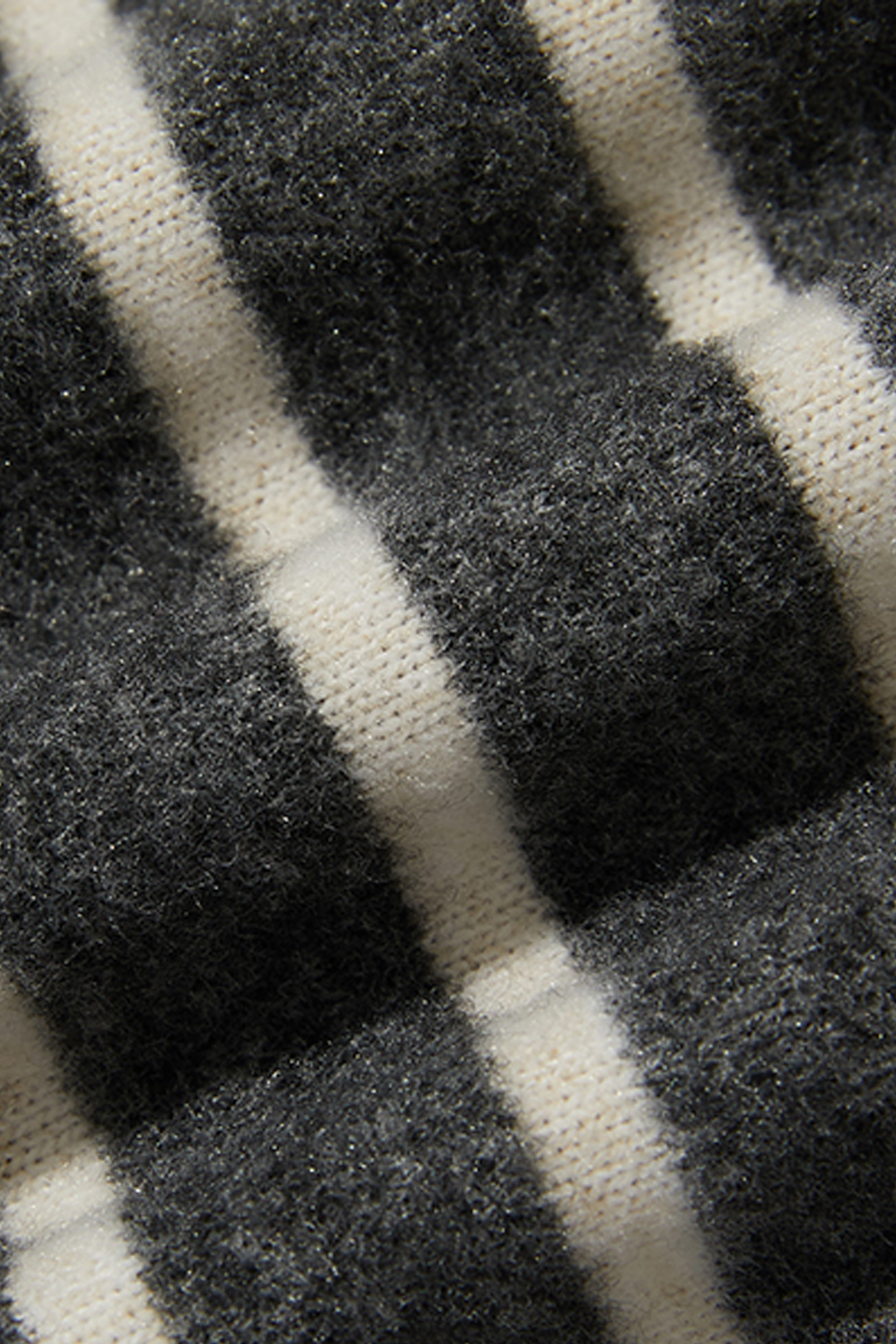 Nautical Stripe Zip Hoodie|yescci-YESCCI.com