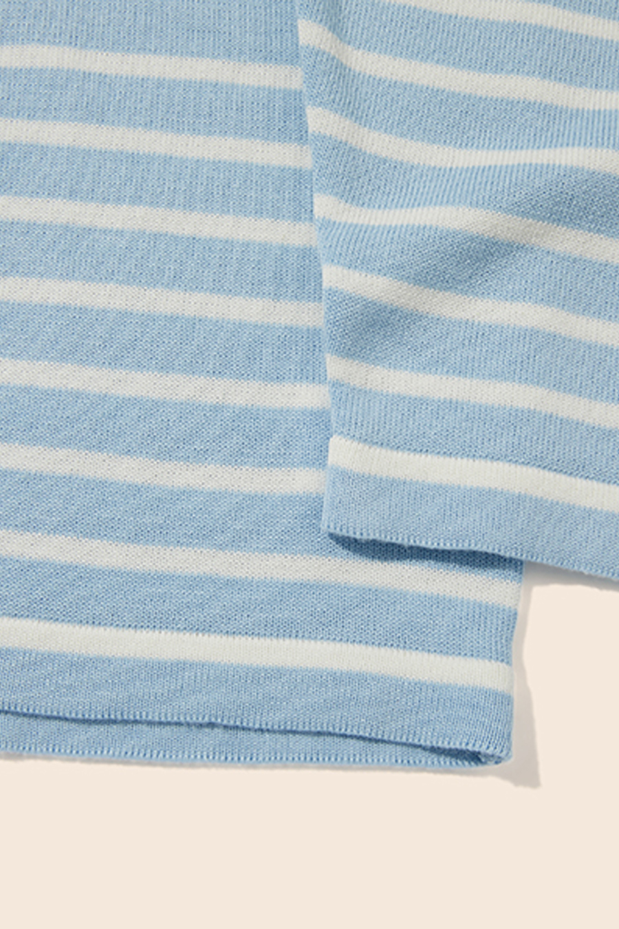 Breton Stripe Boat Neck Top|yescci-YESCCI.com