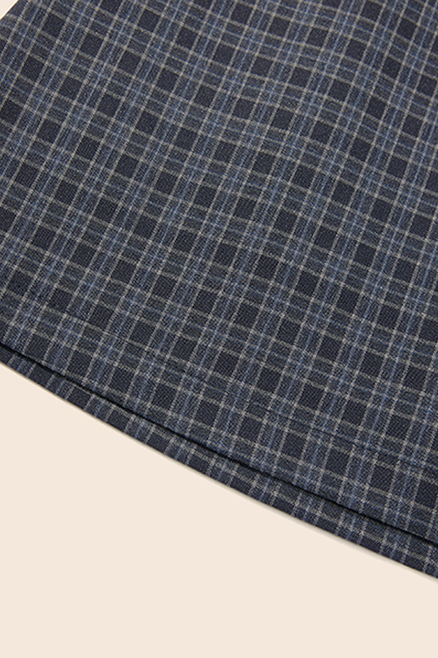 Gingham Plaid A-Line Mini Skirt|yescci-YESCCI.com
