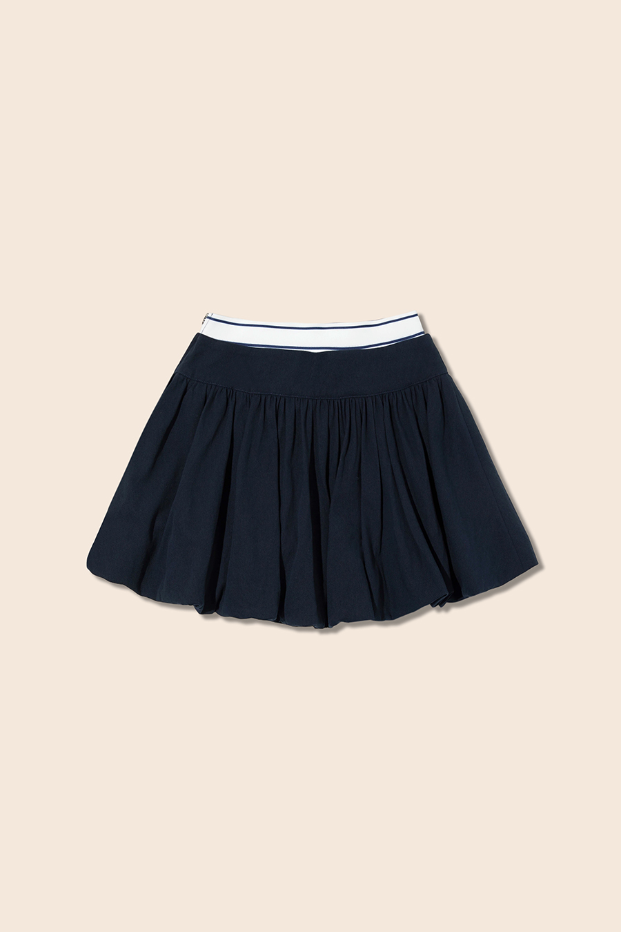 Casual Elastic Waist Bubble Skirt|yescci