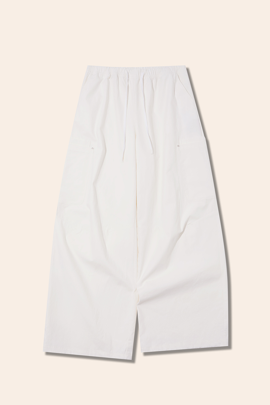 Elastic Waist Cargo Trousers|yescci