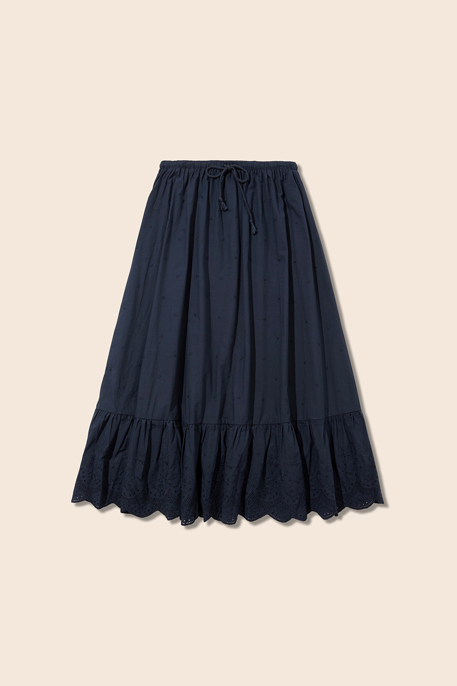 Cut-Out Ruffle Maxi Dress|yescci