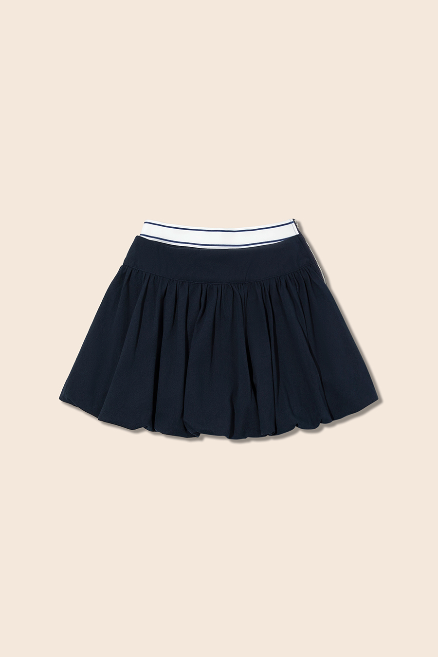Casual Elastic Waist Bubble Skirt|yescci