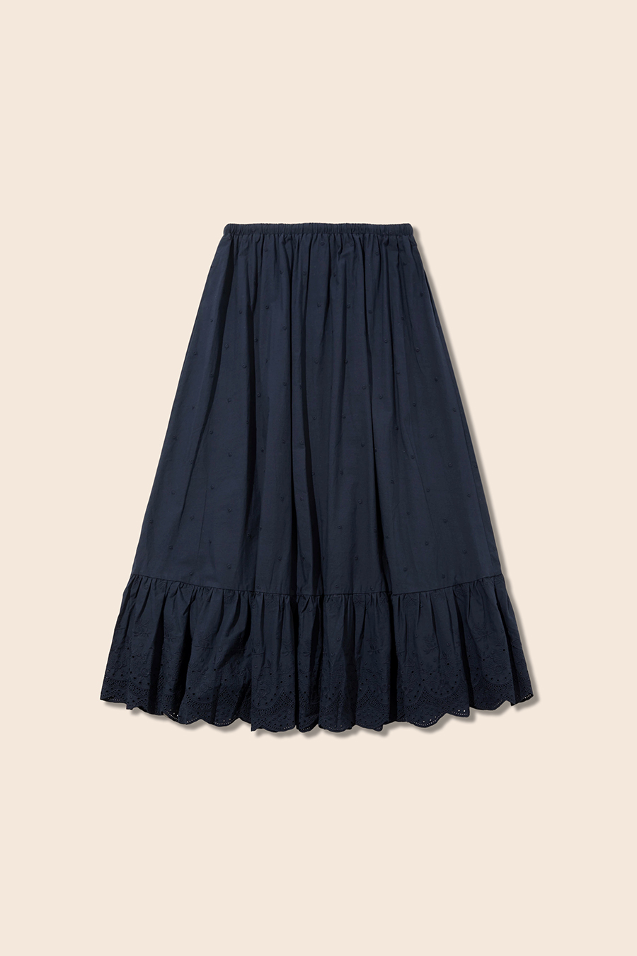 Cut-Out Ruffle Maxi Dress|yescci