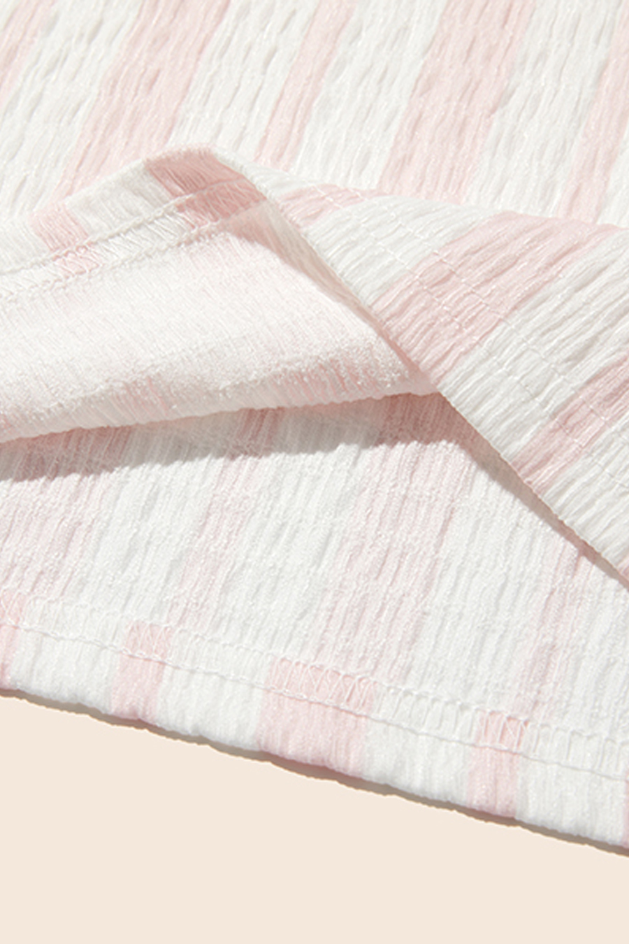 Loose Striped Off-Shoulder Top|yescci