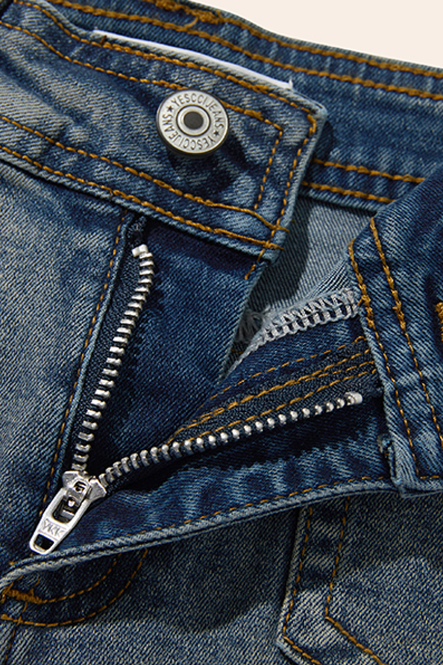 Blue Denim Shorts|yescci