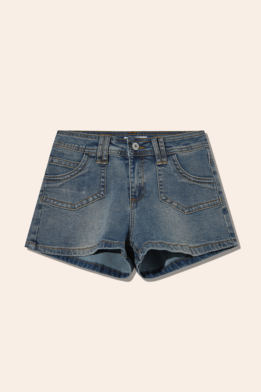 Blue Denim Shorts|yescci