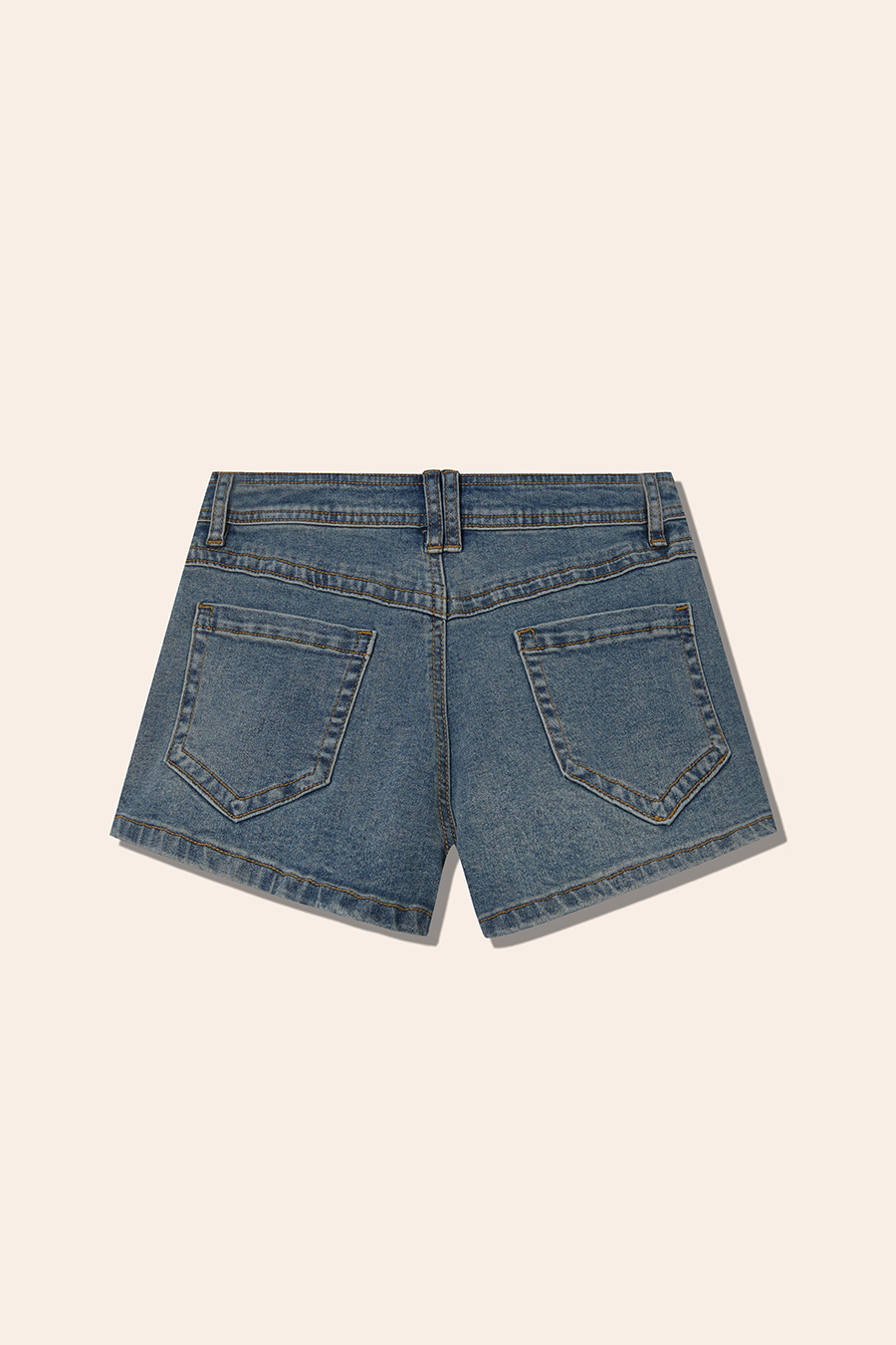 Blue Denim Shorts|yescci