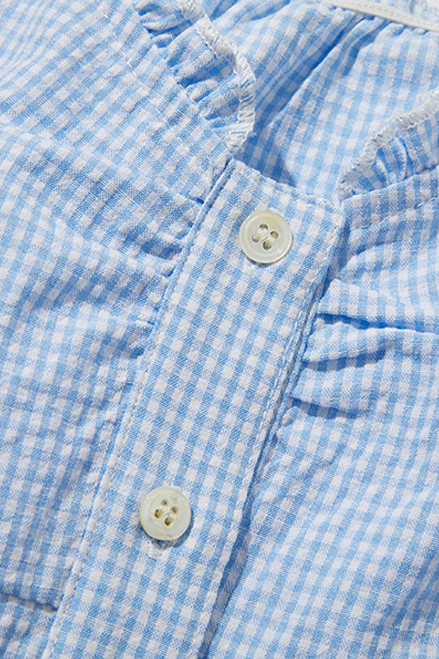 Preppy Gingham Ruffle Strap Cami|yescci