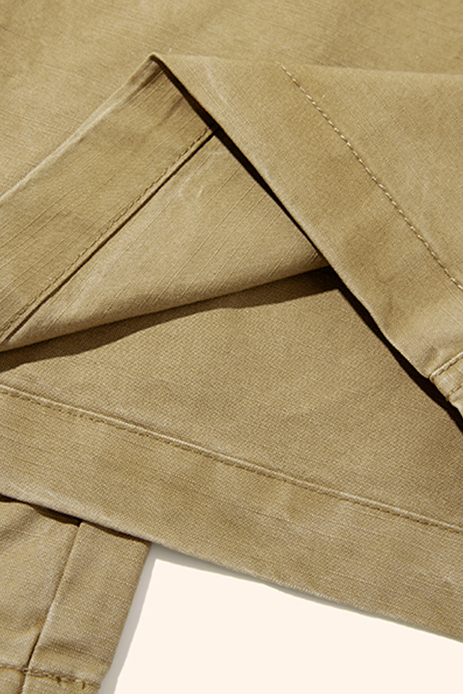 Double Waistband Wide Leg Cargo Pants|yescci