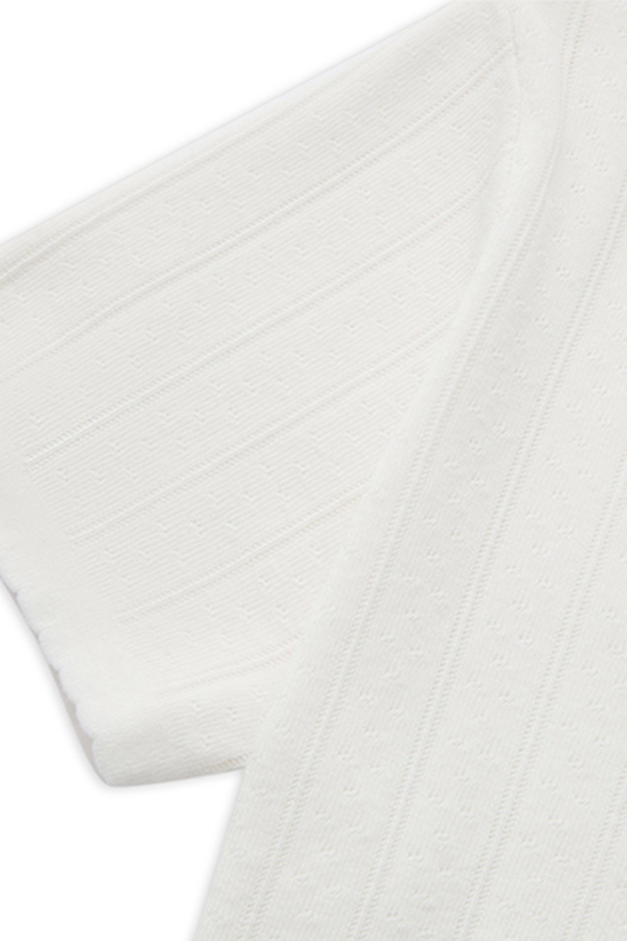 Textured Crew Neck Tee|yescci-YESCCI.com