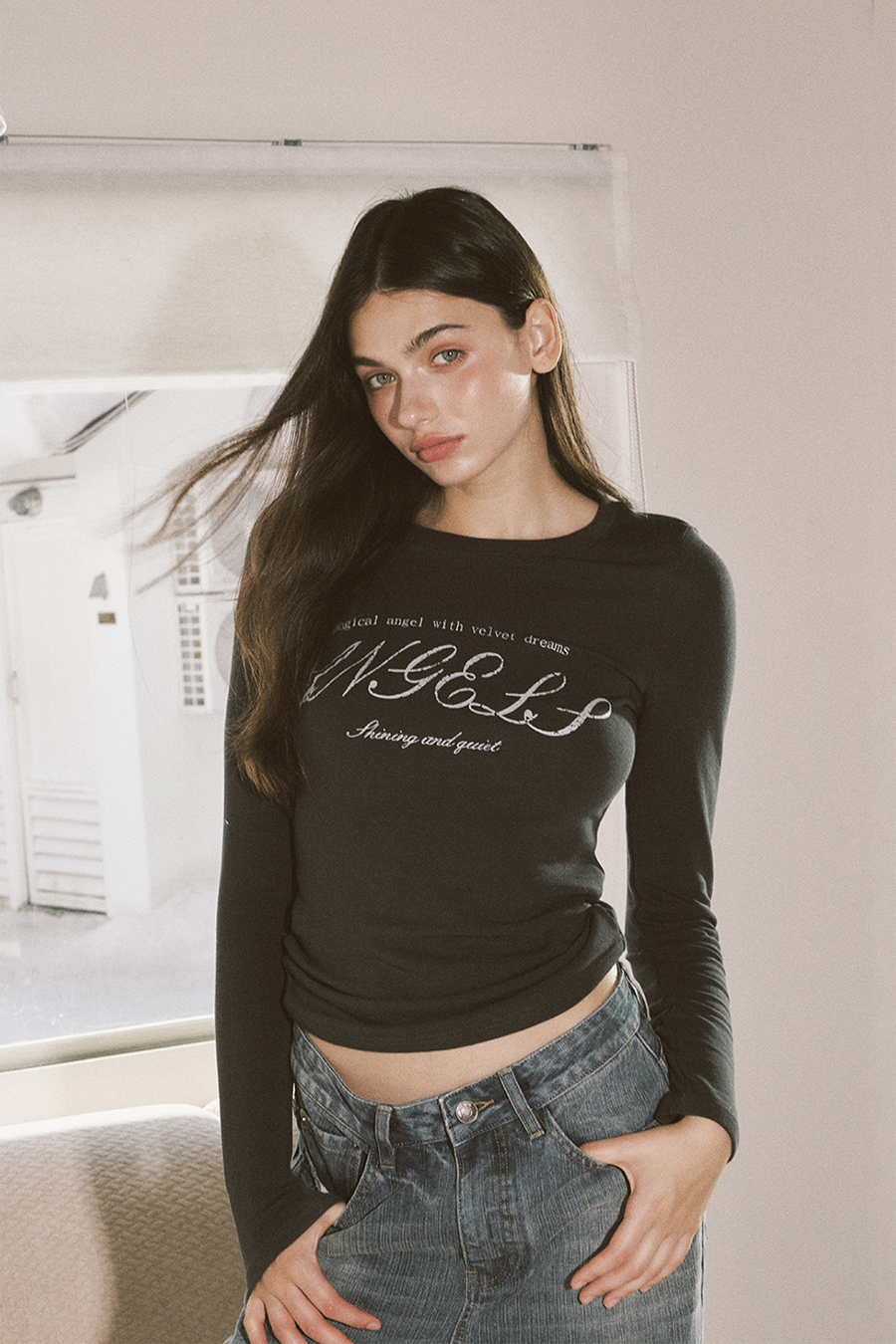 Vintage Print Casual T-Shirt|yescci-YESCCI.com