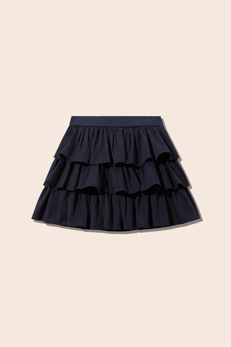 Sporty Striped Tiered Skirt|yescci