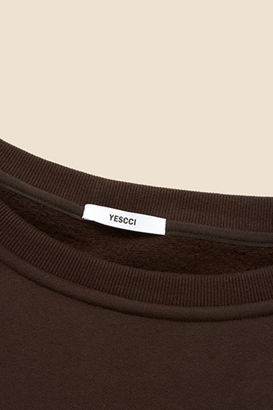 Studded Applique Crewneck|yescci-YESCCI.com
